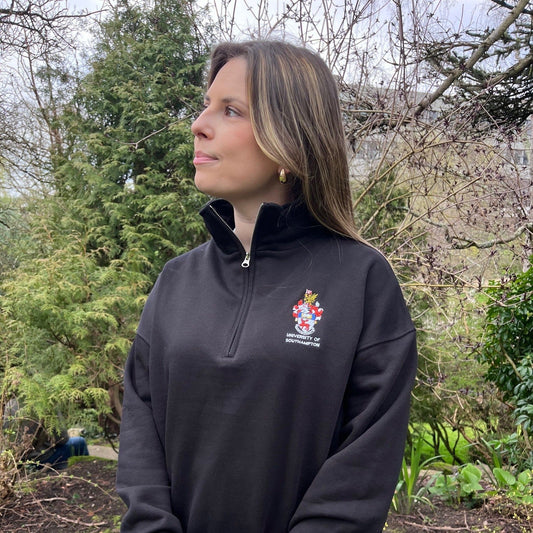 Fairtrade 1/4 Zip Sweatshirt - Coat of Arms