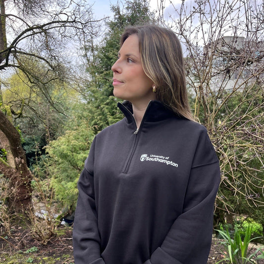 Fairtrade 1/4 Zip Sweatshirt - UoS logo